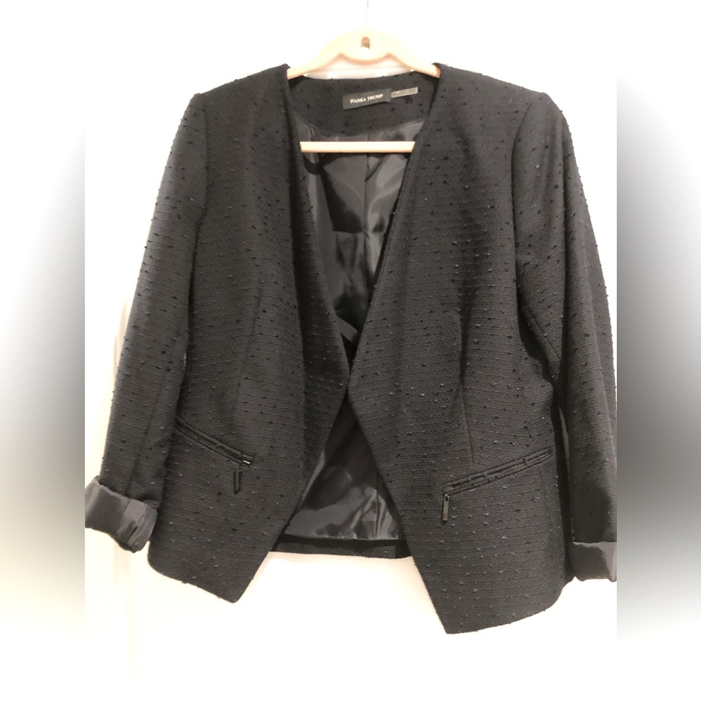 Ivanka Trump navy jacket